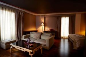 Posezení v ubytování Nexus Valladolid Suites & Hotel