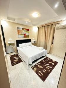 Säng eller sängar i ett rum på Modern Gueliz 2 Bedroom Apartment