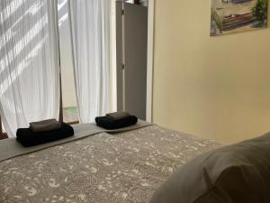 Postel nebo postele na pokoji v ubytování Casa rural con vistas maravillosas en Arico