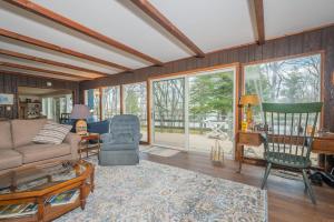 a living room with a couch and a chair at Just Around the Dilly in Swanton