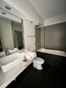 Koupelna v ubytování Hotel Rumi Wasi