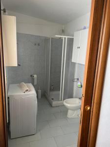 Koupelna v ubytování Casa al Mare