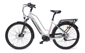 a white bike parked on a white background at Apartments Felicce in Rab