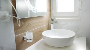 Koupelna v ubytování Hotel Luris