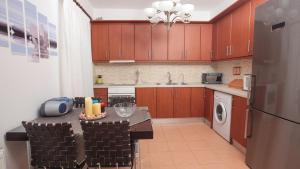 Kuchyň nebo kuchyňský kout v ubytování Marialena house