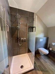 Koupelna v ubytování Luxus Lindenhof Apartments