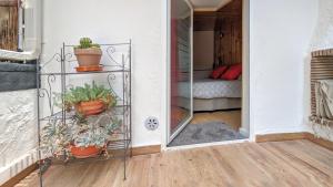 Łóżko lub łóżka w pokoju w obiekcie Suite Dúplex con terraza independiente