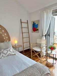 Säng eller sängar i ett rum på 3 bedroom house in Pasito Blanco port, 5 min walk to the beach