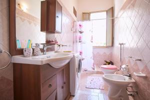 Koupelna v ubytování Sweet Home Rosa