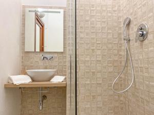 Koupelna v ubytování Relais Ruggiero