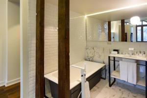 Koupelna v ubytování Hotel Altiplanico Bellas Artes
