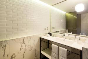Koupelna v ubytování Hotel Altiplanico Bellas Artes