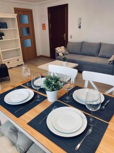 Posezení v ubytování SAN JUSTO 6 parking opcional by Salamancavacacional