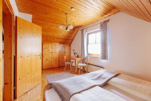 Postel nebo postele na pokoji v ubytování Ferienhaus Nora
