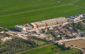 Letecký snímek ubytování Salicornia apartament