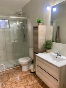 Koupelna v ubytování Apartamentos custodio