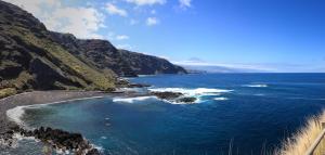 an aerial view of a beach in the ocean at Atlantic Ocean Rest in Tacoronte