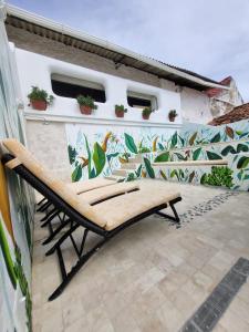 Balkón nebo terasa v ubytování Casa Cordoba Román