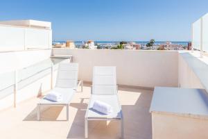 Balkón alebo terasa v ubytovaní ATICO BRISAS DEL MAR