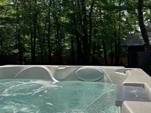 Bazén v ubytovaní Lodge avec bain à remous privatif, proche du golf et piscine réservée - Confort et activités garanties - FR-1-582-373 alebo v jeho blízkosti