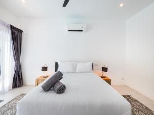 Postel nebo postele na pokoji v ubytování Villa Yana 2 bedrooms Lamai