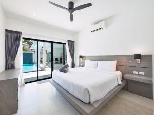 Postel nebo postele na pokoji v ubytování Villa Yana 2 bedrooms Lamai