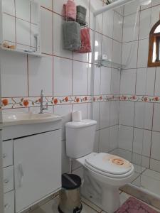 Koupelna v ubytování Hospedaria Casa de Maria