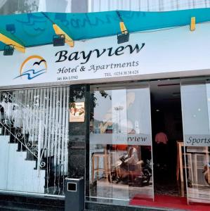a store front of a bakery with a sign at Bayview Hotel & Apartments in Vung Tau