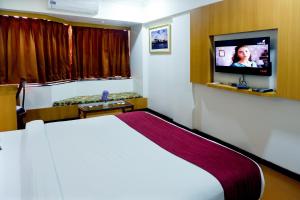 TV a/nebo společenská místnost v ubytování Hotel Kewal