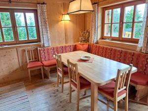 Area soggiorno di Chalet Faschingalm