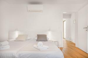 Postel nebo postele na pokoji v ubytování Modern holiday home with terrace close to Nova Gorica