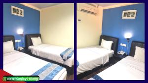 Voodi või voodid majutusasutuse Hotel Sunjoy9 Klang toas
