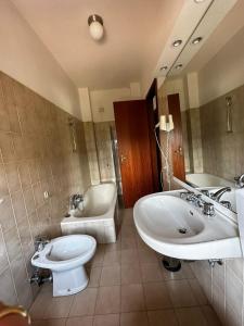 Koupelna v ubytování hotel La pineta