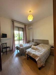 Postel nebo postele na pokoji v ubytování hotel La pineta