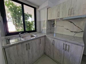 Kuchyň nebo kuchyňský kout v ubytování Petrefi Apartments + 67 fotografií