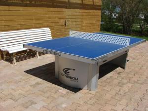 Table tennis facilities sa Camping Moulin de Collonge o sa malapit