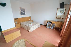 Ένα ή περισσότερα κρεβάτια σε δωμάτιο στο Hotel Douro