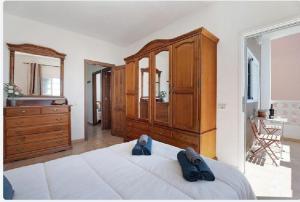 Posteľ alebo postele v izbe v ubytovaní Casa María - Finca Medina