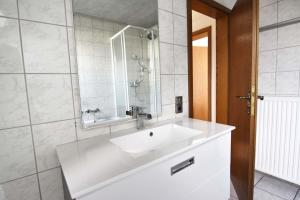 Ένα μπάνιο στο cozy worker apartments Niederkassel +31 φωτογραφίες