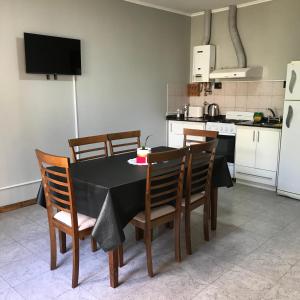 Kuchyň nebo kuchyňský kout v ubytování Apartamento Aires de Trinidad