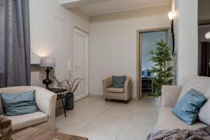 Posezení v ubytování Aria Apartment