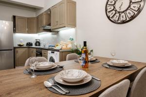 Kuchyň nebo kuchyňský kout v ubytování Aria Apartment
