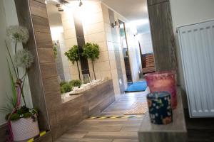 Kúpeľňa v ubytovaní Hotel pod Wierzba
