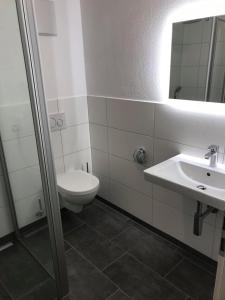 Koupelna v ubytování Dorfschänke