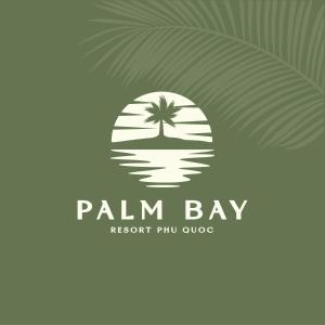 a palm tree on the beach logo template at Palm Bay Resort Phu Quoc in Phú Quốc