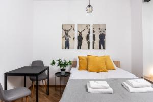 Posteľ alebo postele v izbe v ubytovaní NovaNest Apartments - Kalwaryjska - by Upstairs