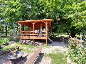 Fotografia z galérie ubytovania la cabane du cowboy v destinácii Saint-Privé