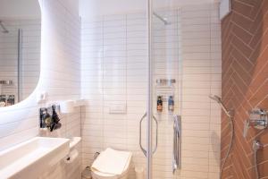 Koupelna v ubytování Mavilim Hotel