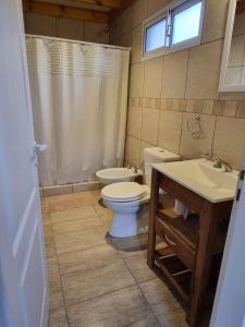 Koupelna v ubytování Las lupinas pleno centro