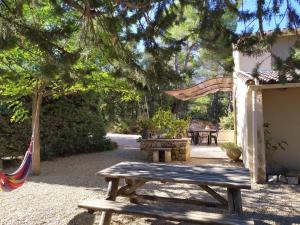 Zahrada ubytování Chambre au Cœur du Luberon